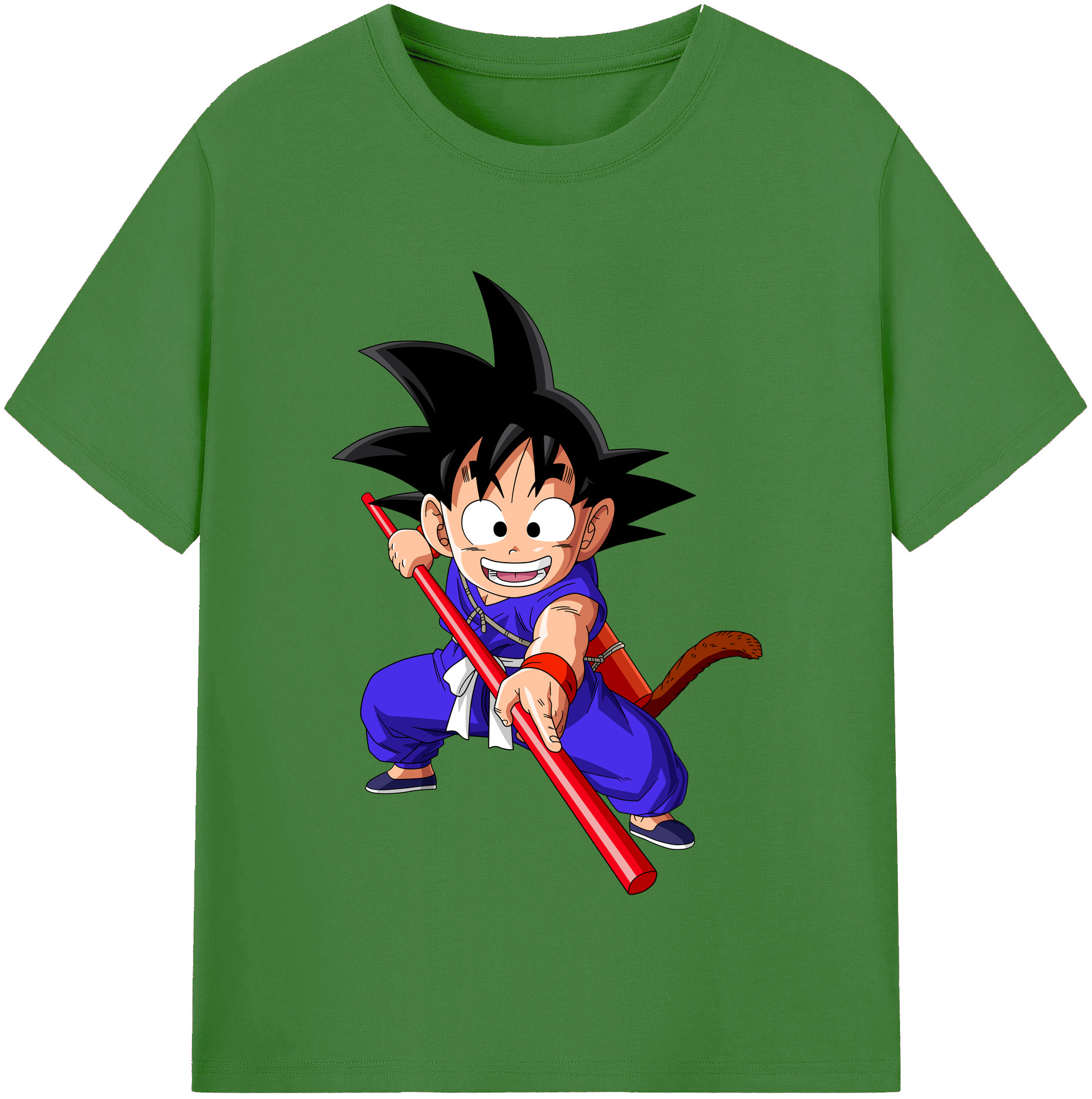 （画像用） ドラゴンボール 孫悟空（そん ごくう）Son Goku カカロット DRAGON BALL Kakarotto レディースカジュアルプリントTシャツ（綿100％）